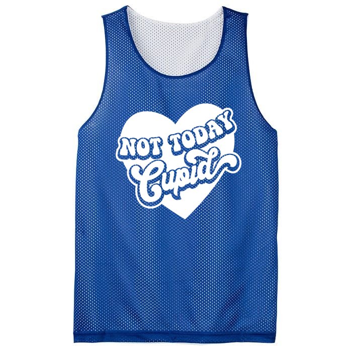 Not Today Cupid Cute Gift Mesh Reversible Basketball Jersey Tank