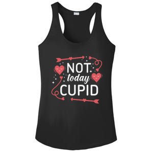 Not Today Cupid Funny Gift Ladies PosiCharge Competitor Racerback Tank