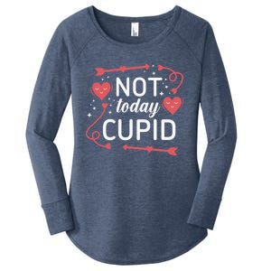 Not Today Cupid Funny Gift Women's Perfect Tri Tunic Long Sleeve Shirt