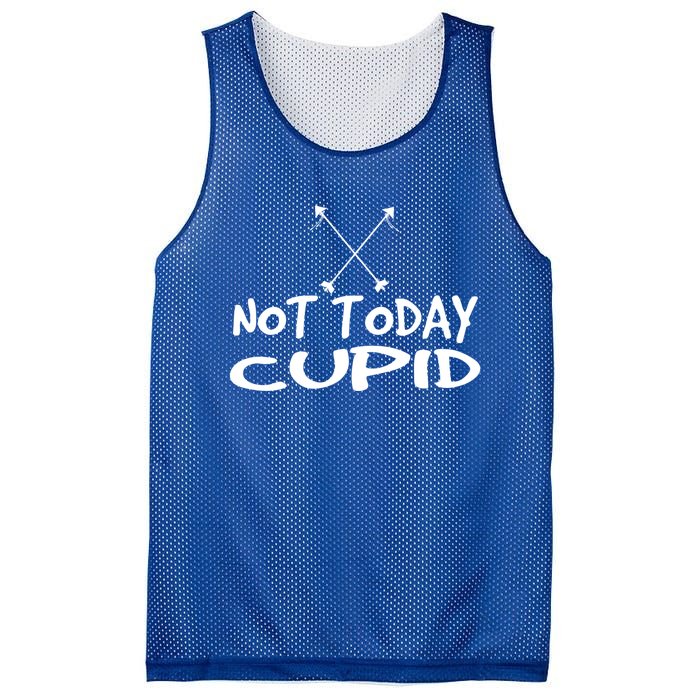 Not Today Cupid Anti ValentineS Day Single Gift Mesh Reversible Basketball Jersey Tank