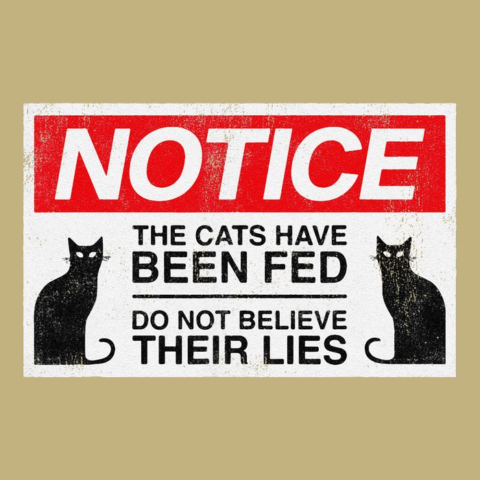Notice The Cats Have Been Fed Do Not Believe Their Lies Cooling Performance Crew T-Shirt