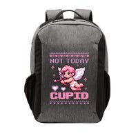 Not Today Cupid Ugly Retro Pixel Art ValentineS Day Great Gift Vector Backpack