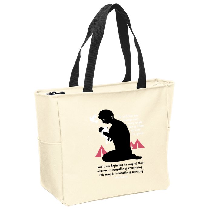 Nordacious The Children Are Always Ours Every Single Zip Tote Bag