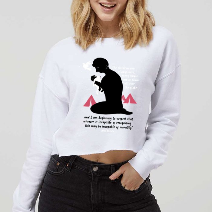 Nordacious The Children Are Always Ours Every Single Cropped Pullover Crew
