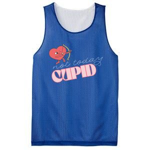 Not Today Cupid Divertente Maglia Per I Single San Valentino Gift Mesh Reversible Basketball Jersey Tank