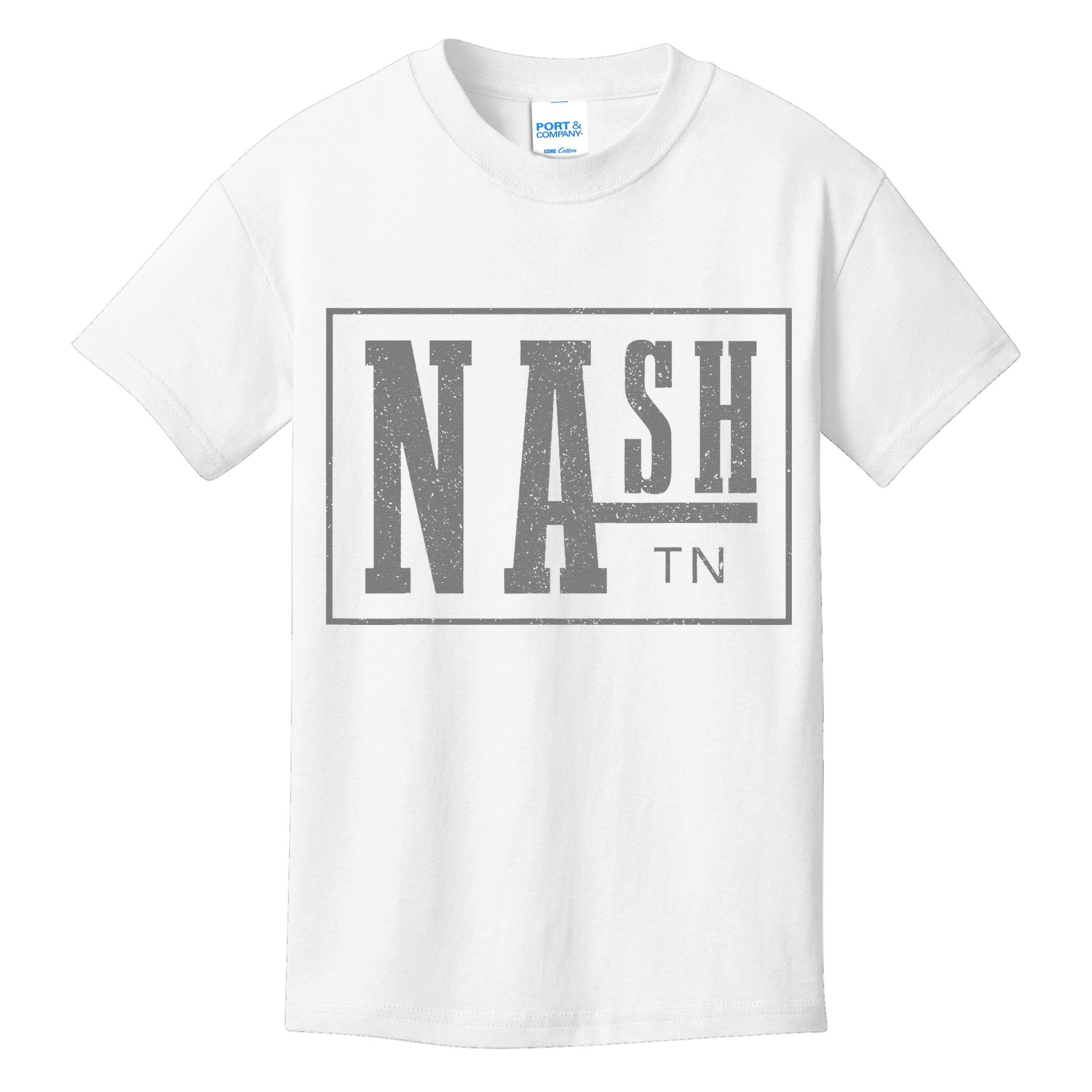 Nashville Tennessee Country Music City Vintage Nash TN Kids T-Shirt