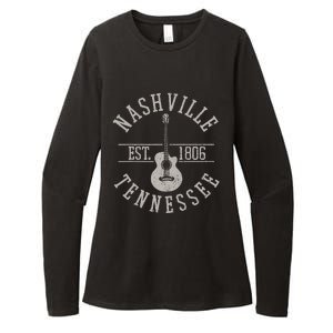 Nashville Tennessee Country Music City Guitar Player Gift Womens CVC Long Sleeve Shirt