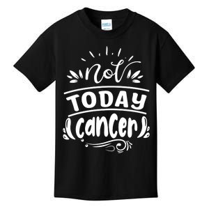 Not Today Cancer Colon Cancer Kids T-Shirt