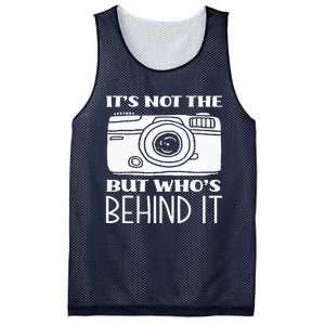 Not The Camera But WhoS Behind Photography Photographer Mesh Reversible Basketball Jersey Tank