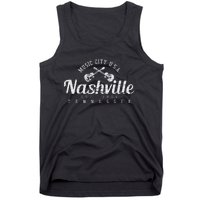 Nashville Tennessee Country Music Usa Gift Tank Top