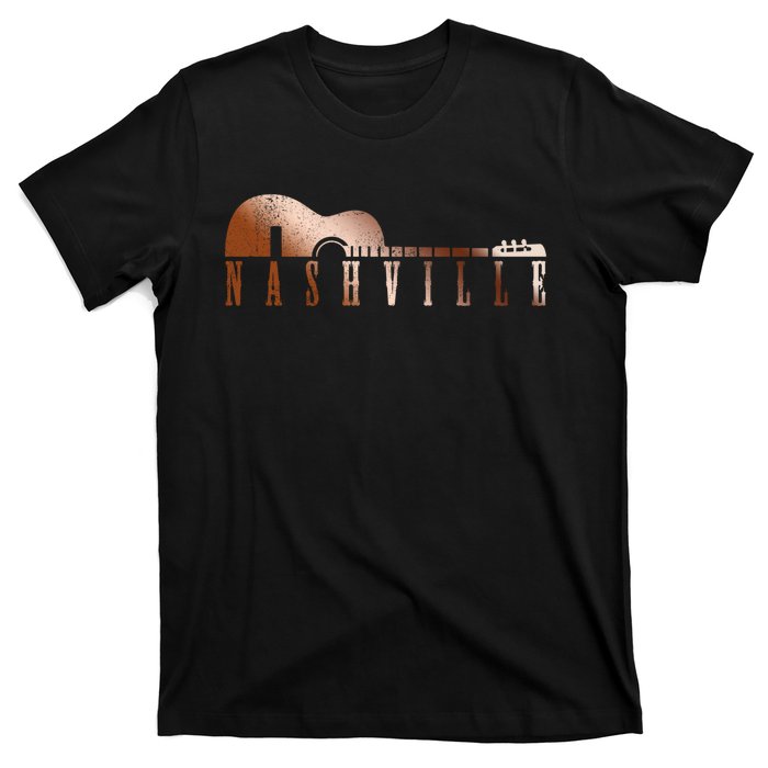 Nashville Tennessee Country Music City Guitar Gift Funny Gift T-Shirt