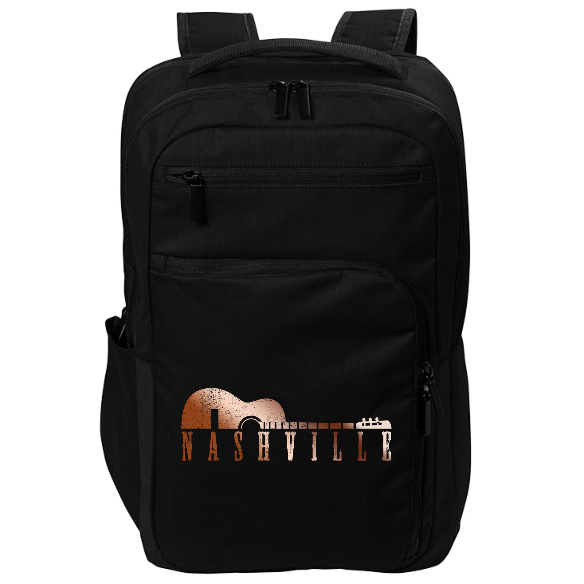 Nashville Tennessee Country Music City Guitar Gift Funny Gift Impact Tech Backpack