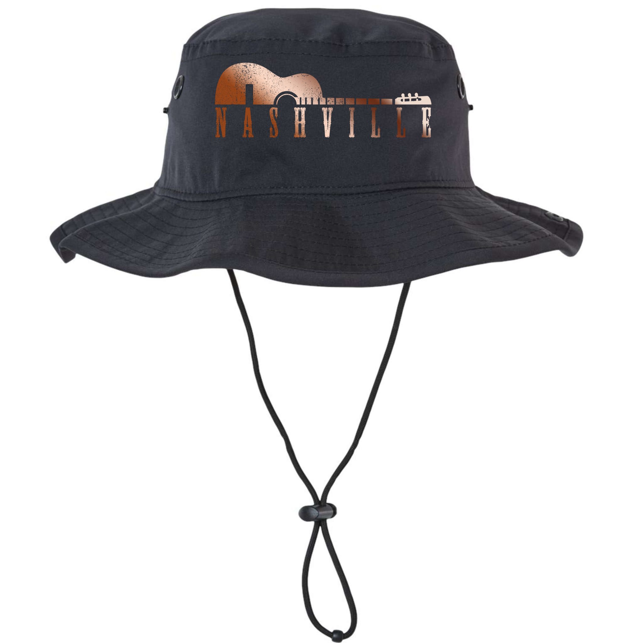 Nashville Tennessee Country Music City Guitar Gift Funny Gift Bucket Hat