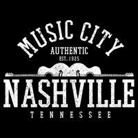Nashville Tennessee Country Music City Guitar Gift Vintage Cool Gift Doggie Tank