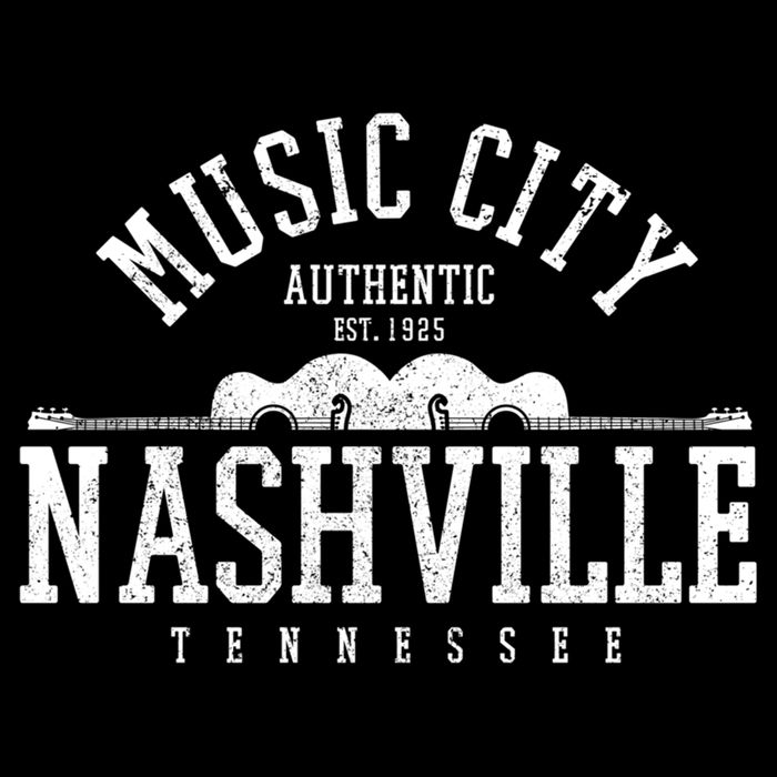 Nashville Tennessee Country Music City Guitar Gift Vintage Cool Gift Doggie Tank