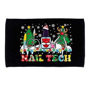 Nail Tech Christmas Nail Artist Microfiber Hand Towel