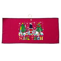 Nail Tech Christmas Nail Artist Large Microfiber Waffle Golf Towel