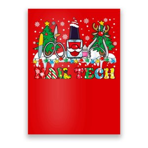 Nail Tech Christmas Nail Artist Poster