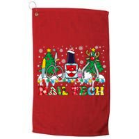 Nail Tech Christmas Nail Artist Platinum Collection Golf Towel