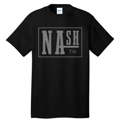 Nashville Tennessee Country Music City Vintage Nash Tn Tall T-Shirt