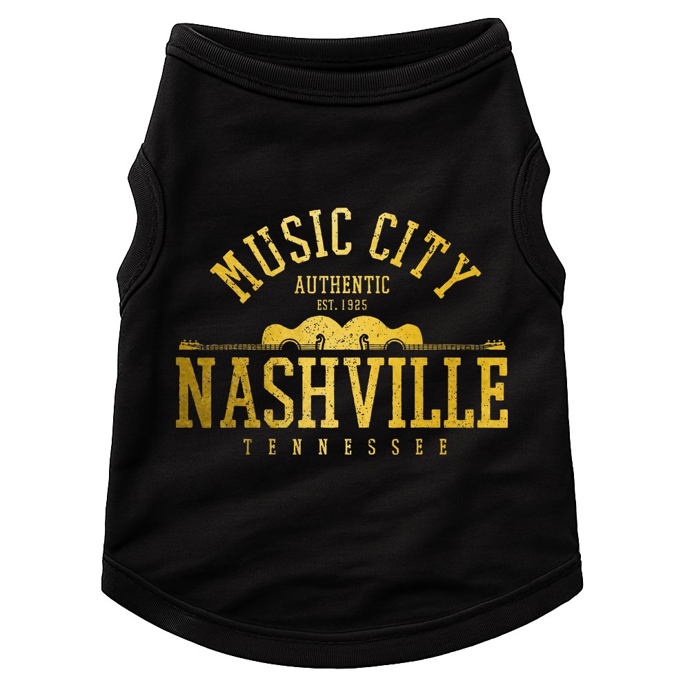 Nashville Tennessee Country Music City Guitar Vintage Nash Doggie Tank