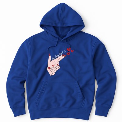 Not Today Cupid Funny Valentine Day Gun Finger Hand Gift Hoodie