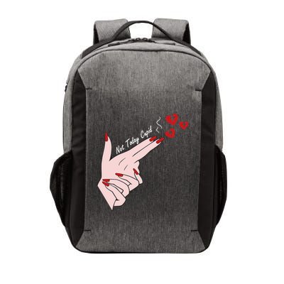 Not Today Cupid Funny Valentine Day Gun Finger Hand Gift Vector Backpack
