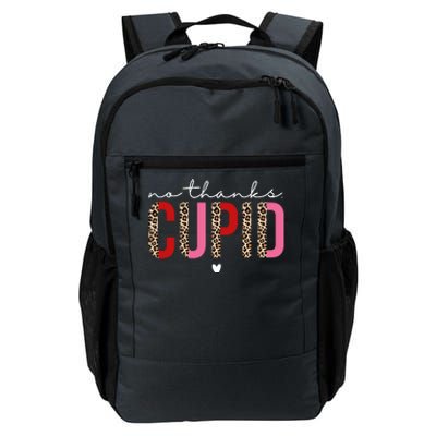 No Thanks Cupid Funny Anti Valentine Daily Commute Backpack