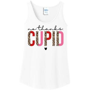 No Thanks Cupid Funny Anti Valentine Ladies Essential Tank