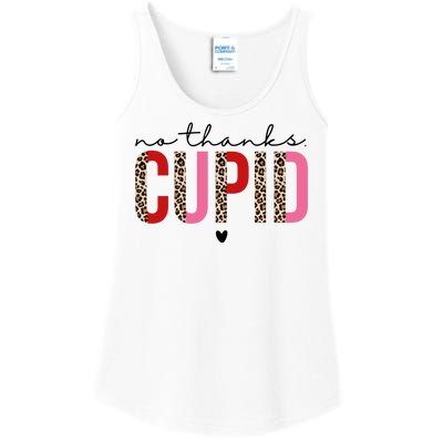 No Thanks Cupid Funny Anti Valentine Ladies Essential Tank