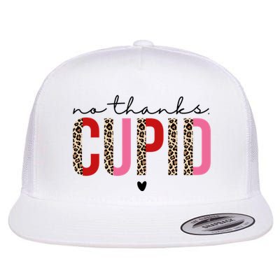 No Thanks Cupid Funny Anti Valentine Flatbill Hat