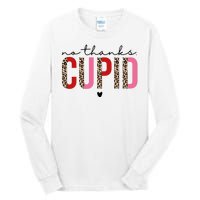 No Thanks Cupid Funny Anti Valentine Tall Long Sleeve T-Shirt