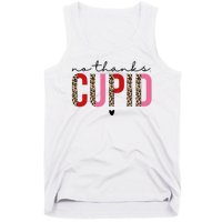 No Thanks Cupid Funny Anti Valentine Tank Top