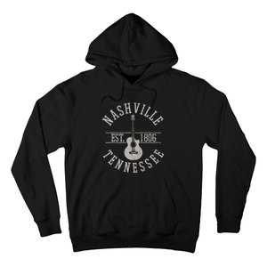 Nashville Tennessee Country Music City Guitar Player Gift Hoodie