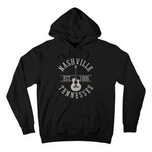 Nashville Tennessee Country Music City Guitar Player Gift Tall Hoodie