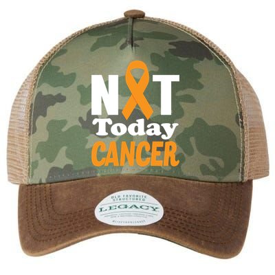 Not Today Cancer Fighter And Survivor Gift Legacy Tie Dye Trucker Hat
