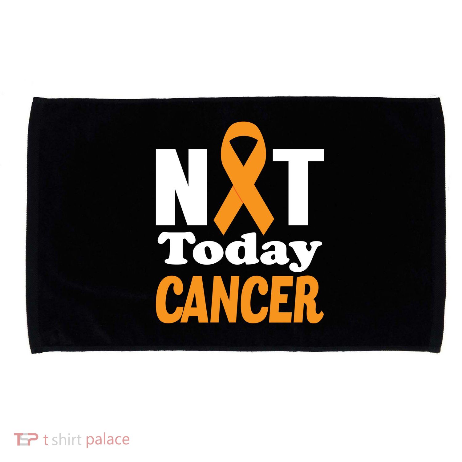 Not Today Cancer Fighter And Survivor Gift Microfiber Hand Towel