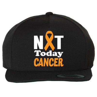 Not Today Cancer Fighter And Survivor Gift Wool Snapback Cap