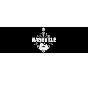 Nashville Tennessee Country Music Lovers Retro Guitar Player Bumper Sticker