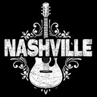 Nashville Tennessee Country Music Lovers Retro Guitar Player Toddler T-Shirt