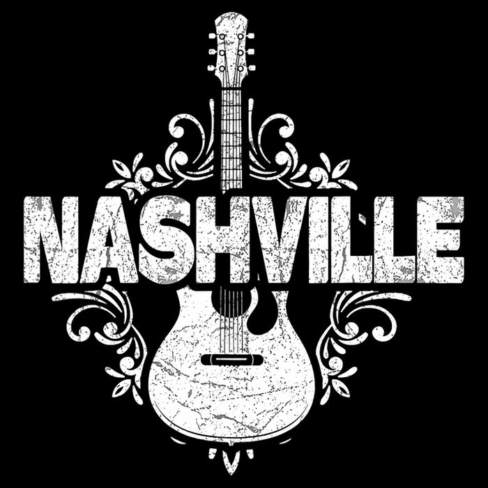Nashville Tennessee Country Music Lovers Retro Guitar Player Toddler T-Shirt