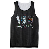 Nurse Telemetry Christmas Respiratory Therapist ICU Rn Rt Mesh Reversible Basketball Jersey Tank