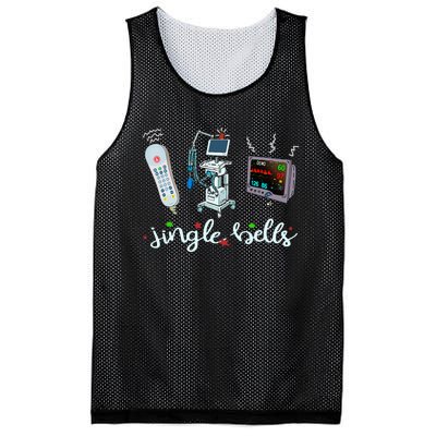 Nurse Telemetry Christmas Respiratory Therapist ICU Rn Rt Mesh Reversible Basketball Jersey Tank