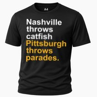 Nashville Throws Catfish Pittsburgh Throws Parades Cooling Performance Crew T-Shirt