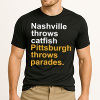 Nashville Throws Catfish Pittsburgh Throws Parades Cooling Performance Crew T-Shirt