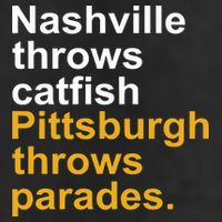 Nashville Throws Catfish Pittsburgh Throws Parades 11oz C Handle Ceramic Mug