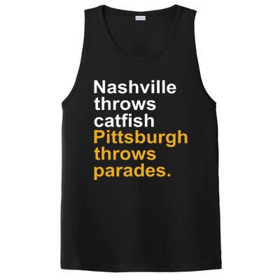 Nashville Throws Catfish Pittsburgh Throws Parades PosiCharge Competitor Tank