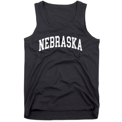 Nebraska Throwback Design Classic Tank Top