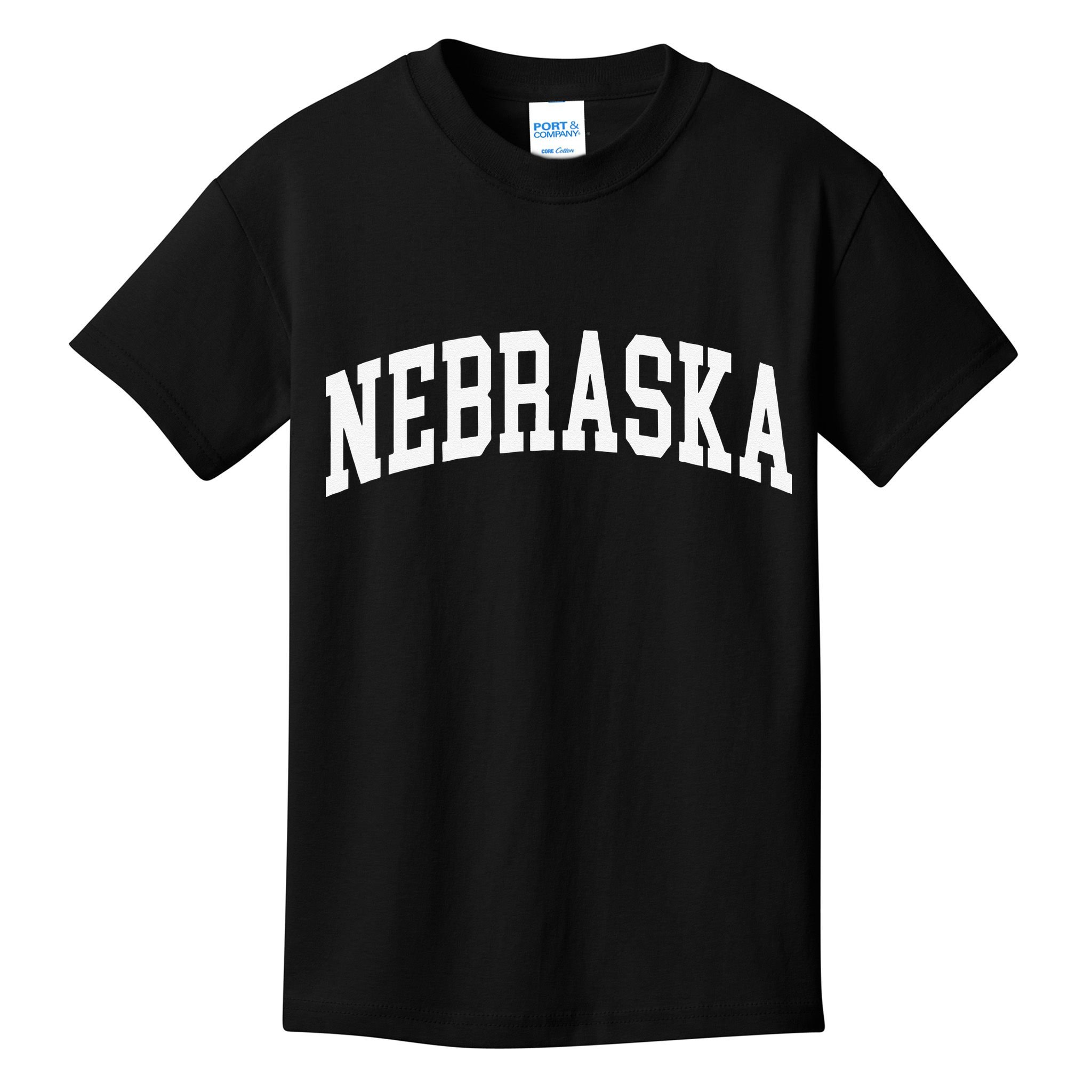 Nebraska Throwback Design Classic Kids T-Shirt