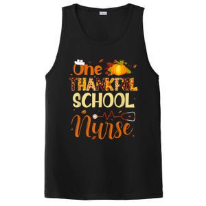 Nurse Thanksgiving Day One Thankful School Nurse Pumpkin Gift PosiCharge Competitor Tank